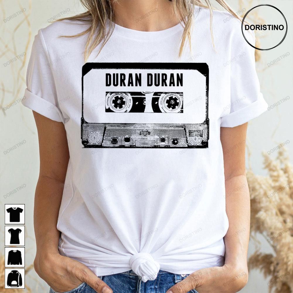 Black Cassette Tape Duran Duran Doristino Awesome Shirts