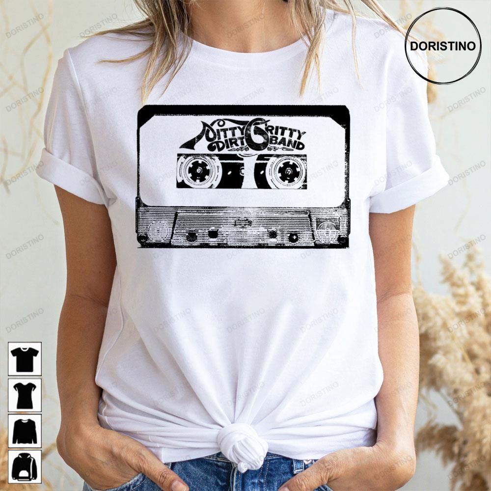 Black Cassette Tape Nitty Gritty Dirt Band Doristino Awesome Shirts