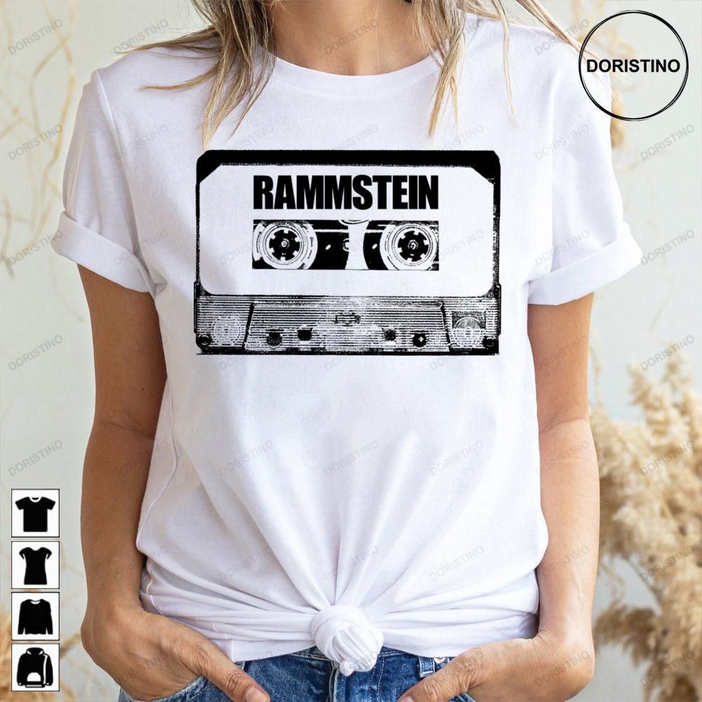 Black Cassette Tape Rammstein Doristino Trending Style
