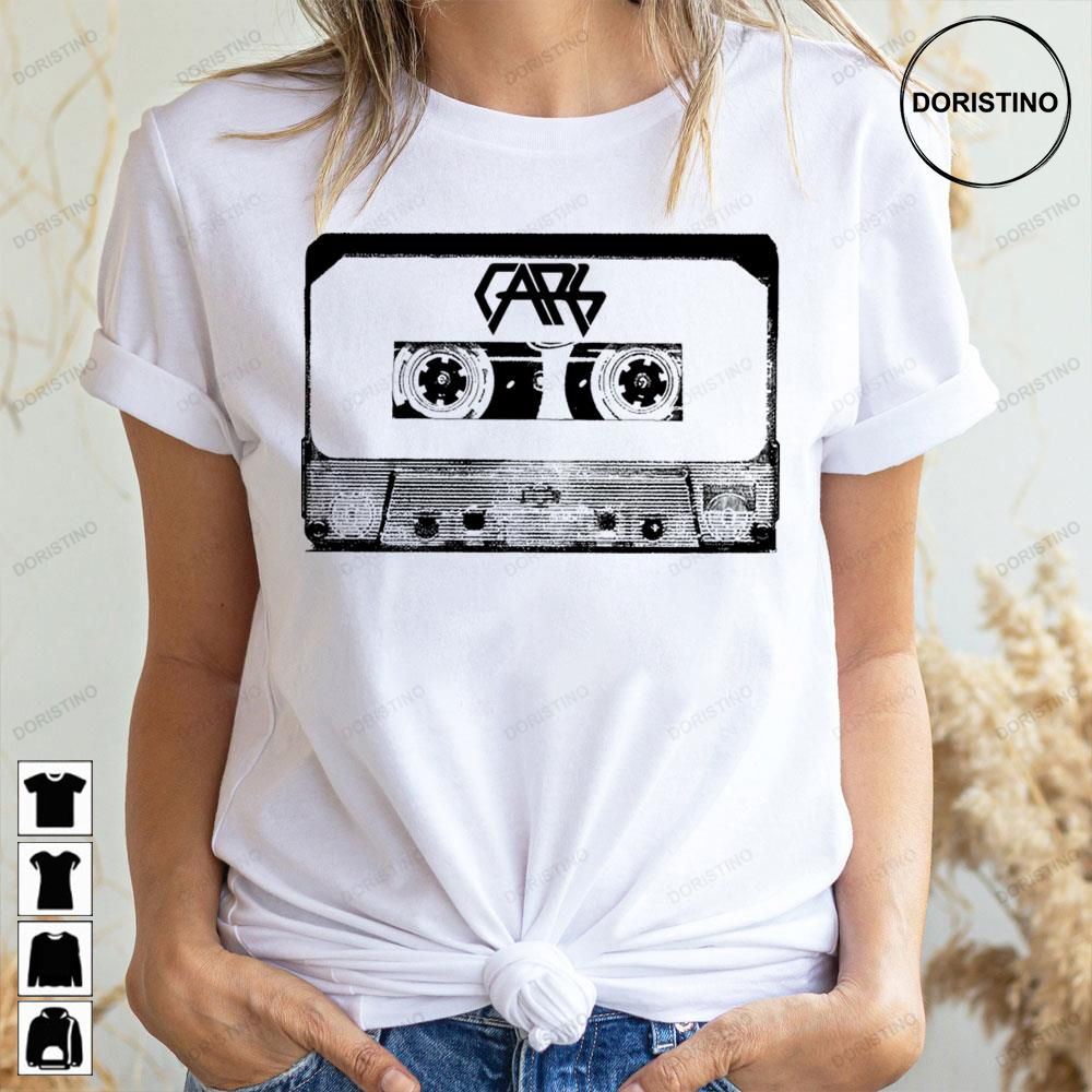 Black Cassette Tape The Cars Doristino Limited Edition T-shirts
