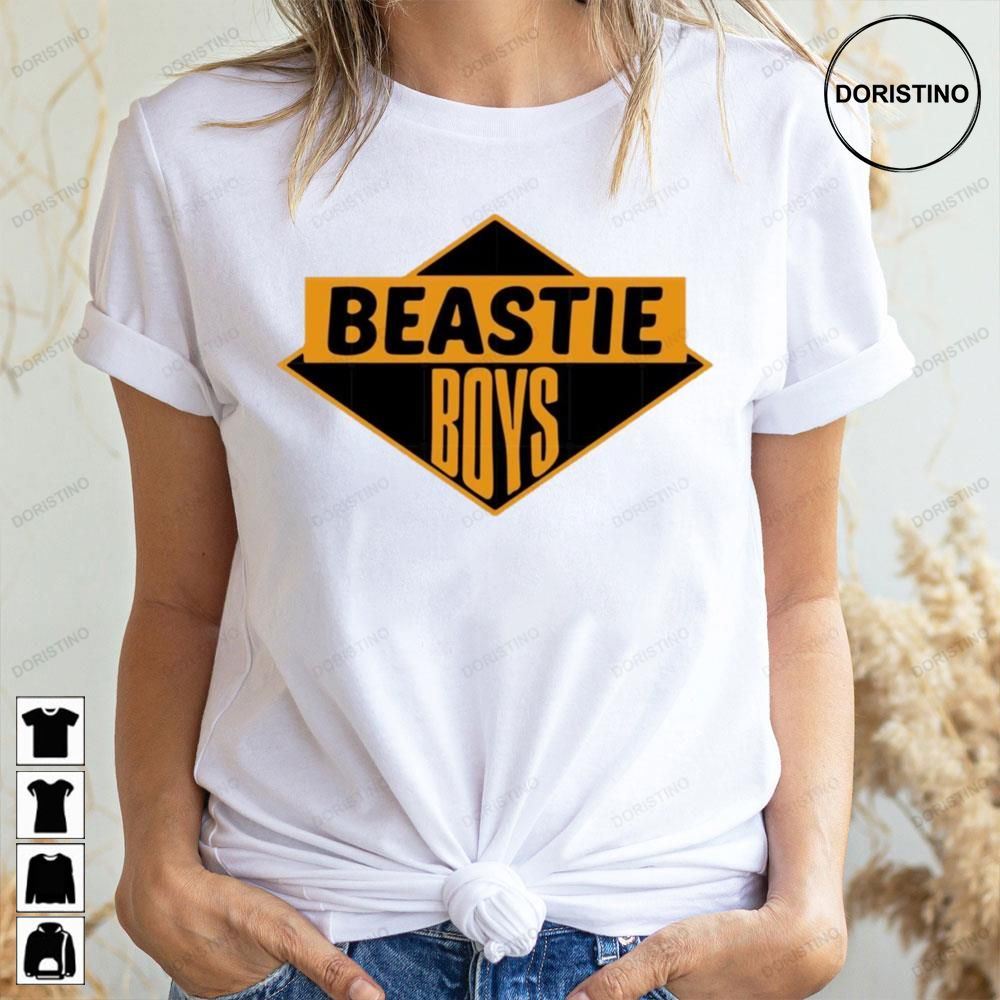 Black Logo Beastie Boys Band Doristino Awesome Shirts