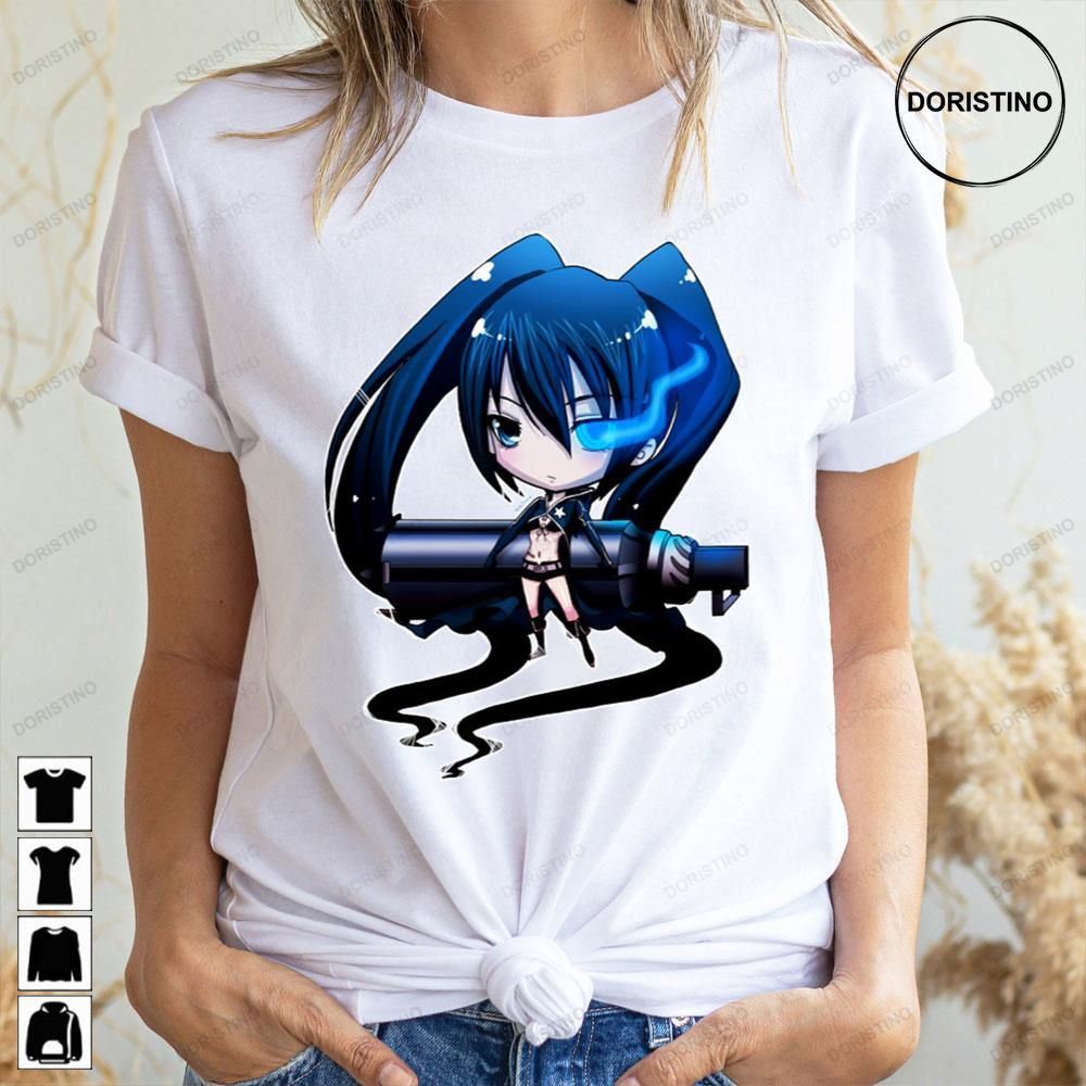 Blue Art Chibi Black Rock Shooterpng Doristino Awesome Shirts