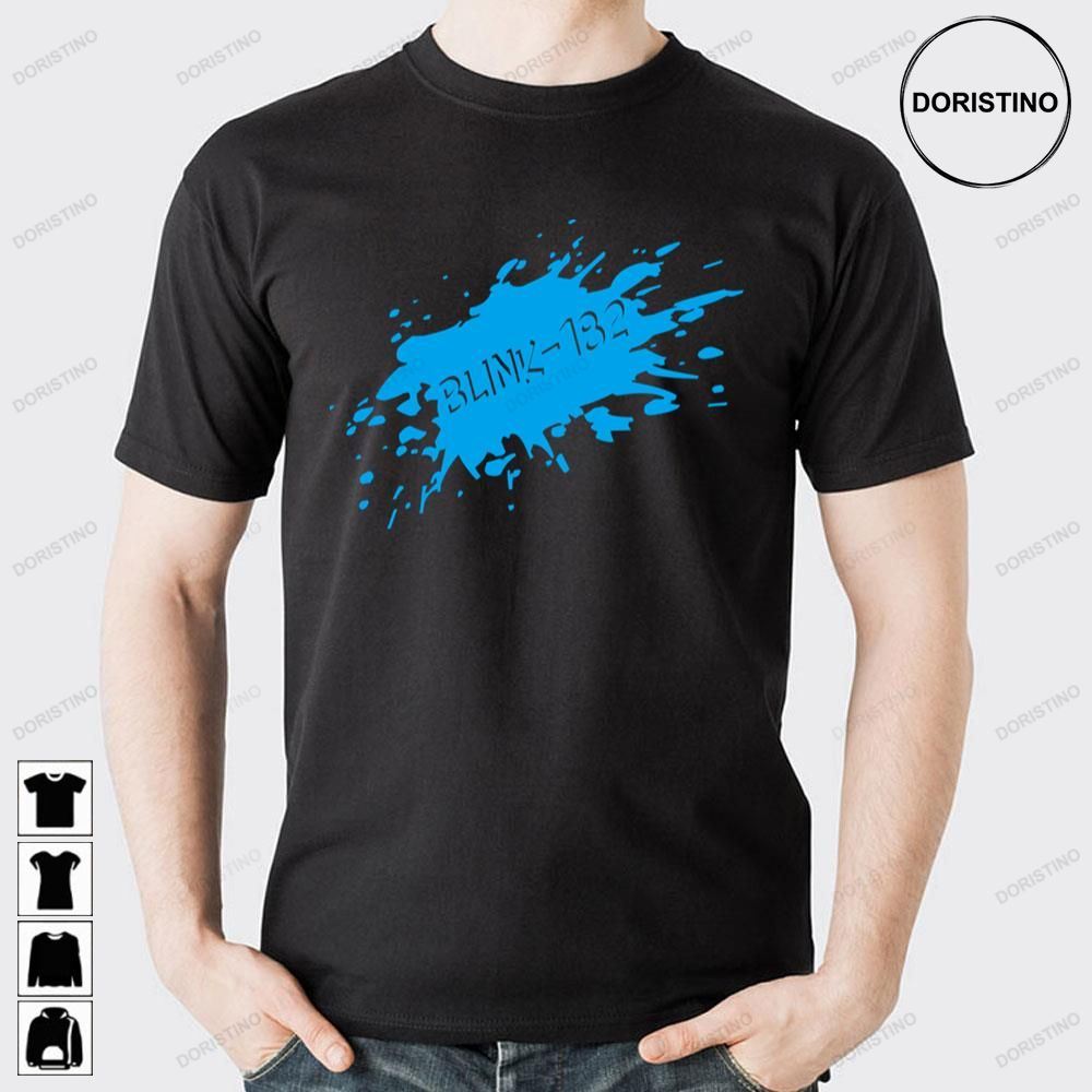 Blue Art Splatter Of Blink-182 Doristino Trending Style