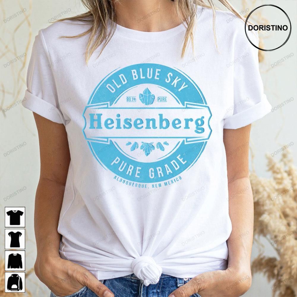 Blue Heisenberg Breaking Bad Doristino Limited Edition T-shirts