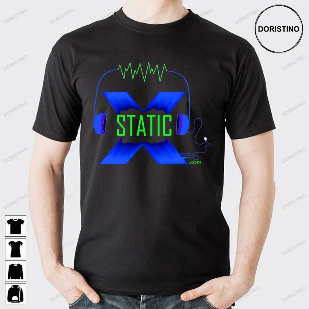 Blue Radio Static-x Doristino Awesome Shirts