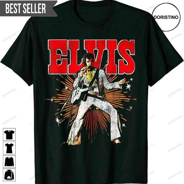 Elvis Presley Retro 90s Doristino Tshirt Sweatshirt Hoodie