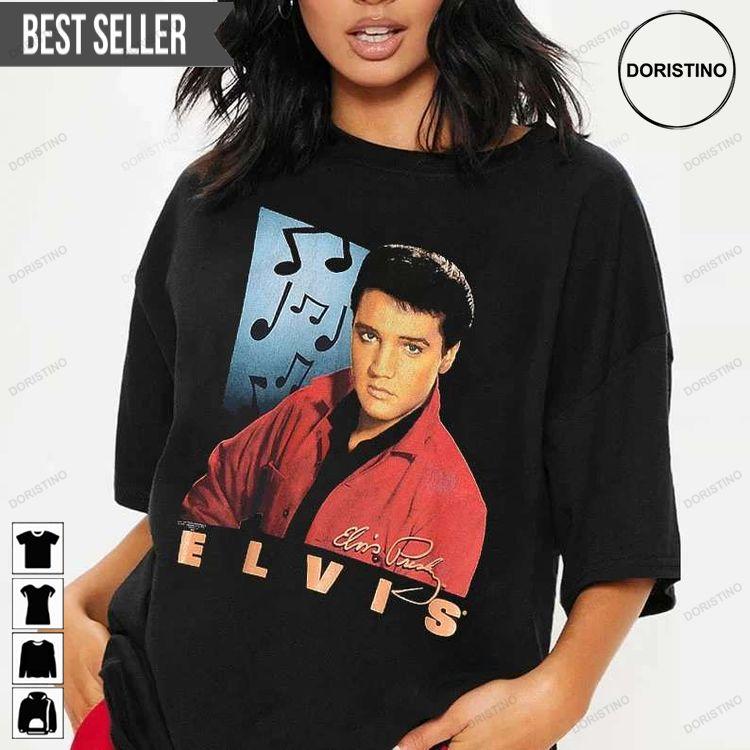 Elvis Presley Retro Doristino Hoodie Tshirt Sweatshirt