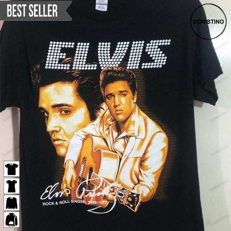 Elvis Presley Signature Legend Doristino Hoodie Tshirt Sweatshirt