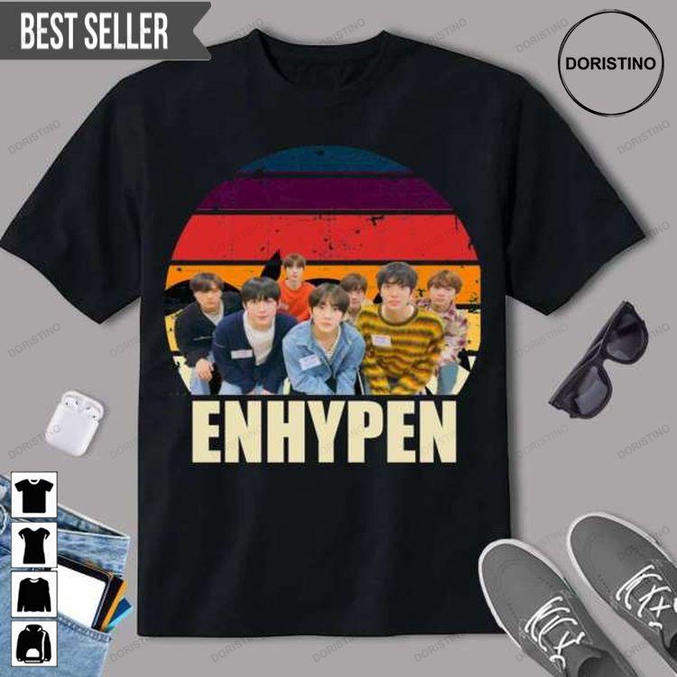 Enhypen Boy Band Graphic Doristino Sweatshirt Long Sleeve Hoodie