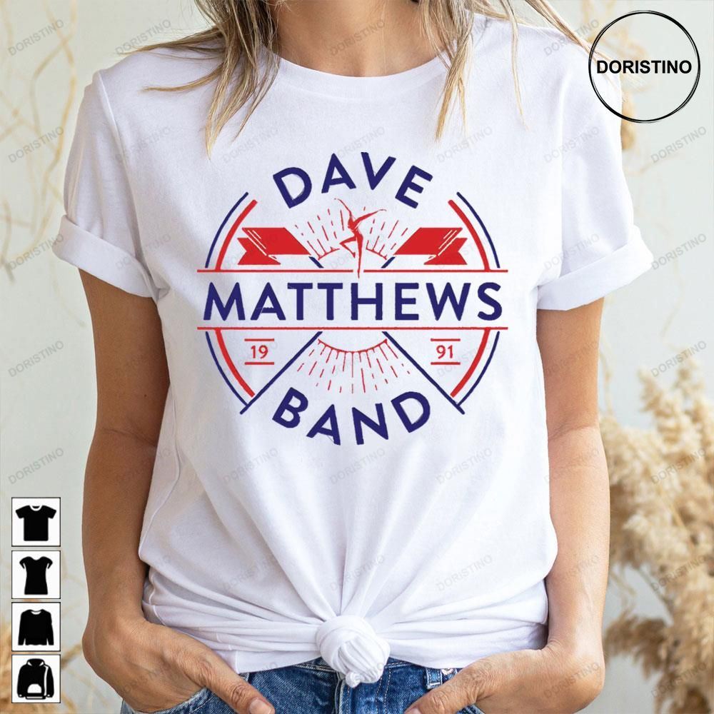 Circle Dave Matthews Band 1991 Doristino Limited Edition T-shirts