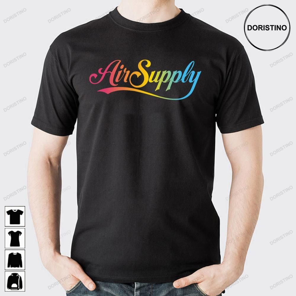 Color Text Air Supply Doristino Awesome Shirts