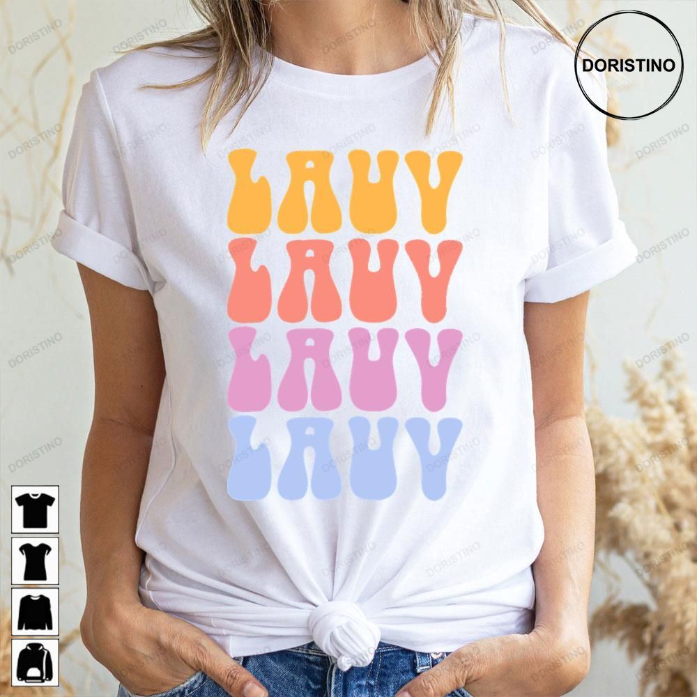 Color Text Vibes Lauv Doristino Limited Edition T-shirts