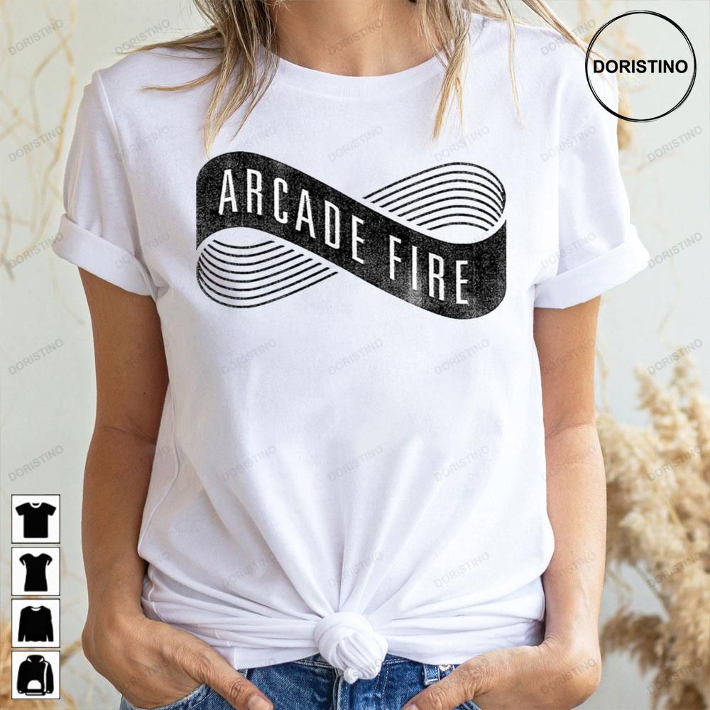 Distressed Vintage Arcade Fire Doristino Awesome Shirts