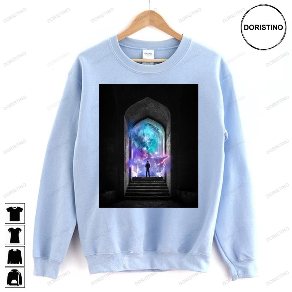 Dude Infront Space Door Portal Doristino Limited Edition T-shirts