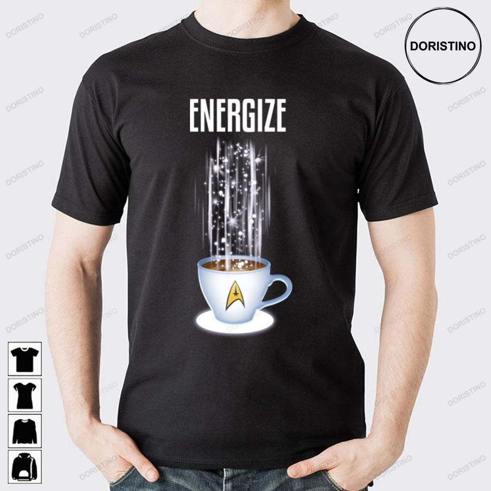 Energize Coffee Star Trek Doristino Limited Edition T-shirts