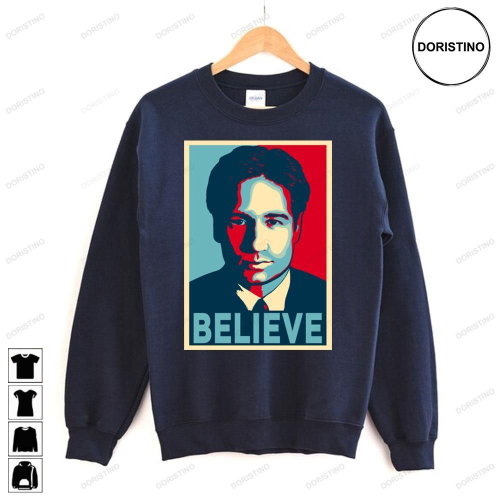 Fox Mulder Believe The X-files Doristino Awesome Shirts Fox Mulder Believe The X-files Doristino Awesome Shirts