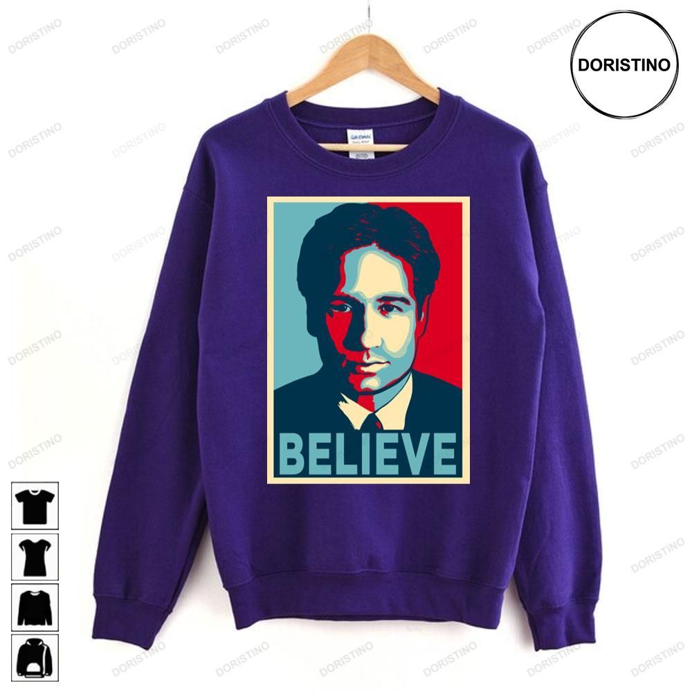 Fox Mulder Believe The X-files Doristino Awesome Shirts Fox Mulder Believe The X-files Doristino Awesome Shirts
