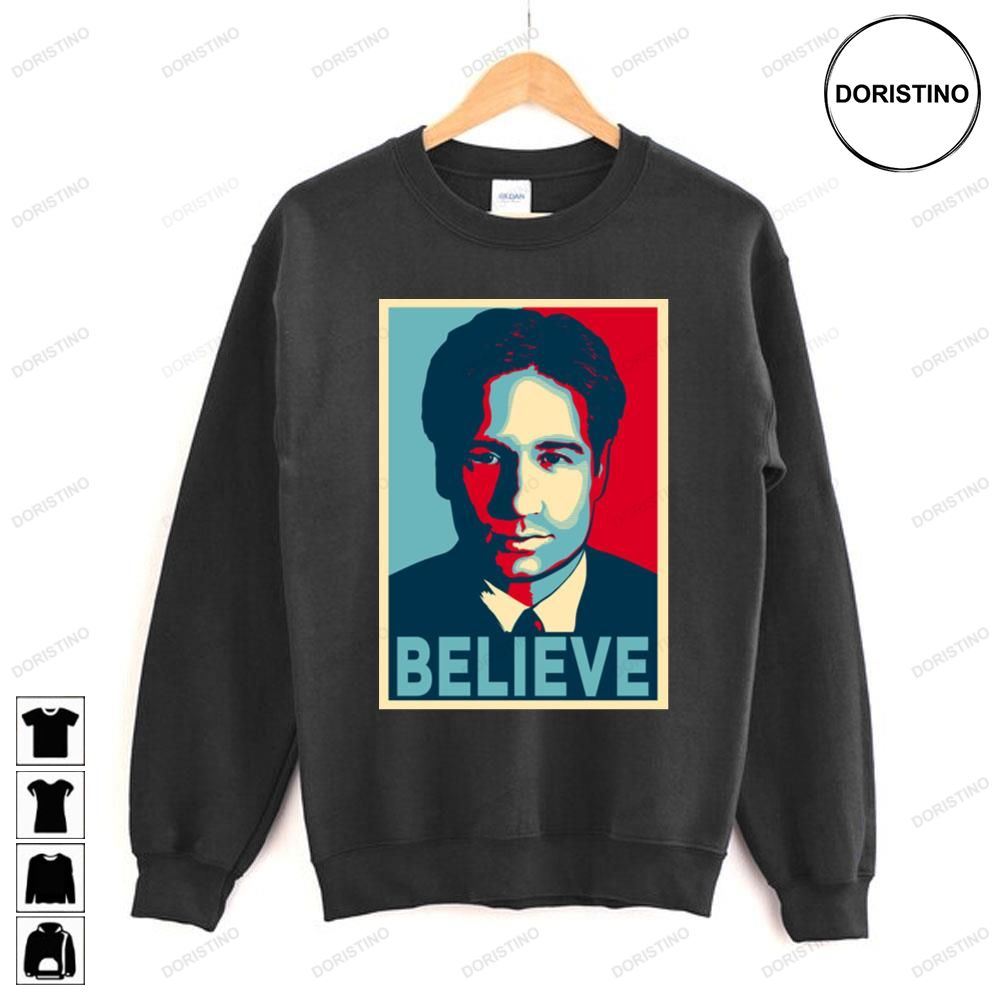 Fox Mulder Believe The X-files Doristino Awesome Shirts Fox Mulder Believe The X-files Doristino Awesome Shirts