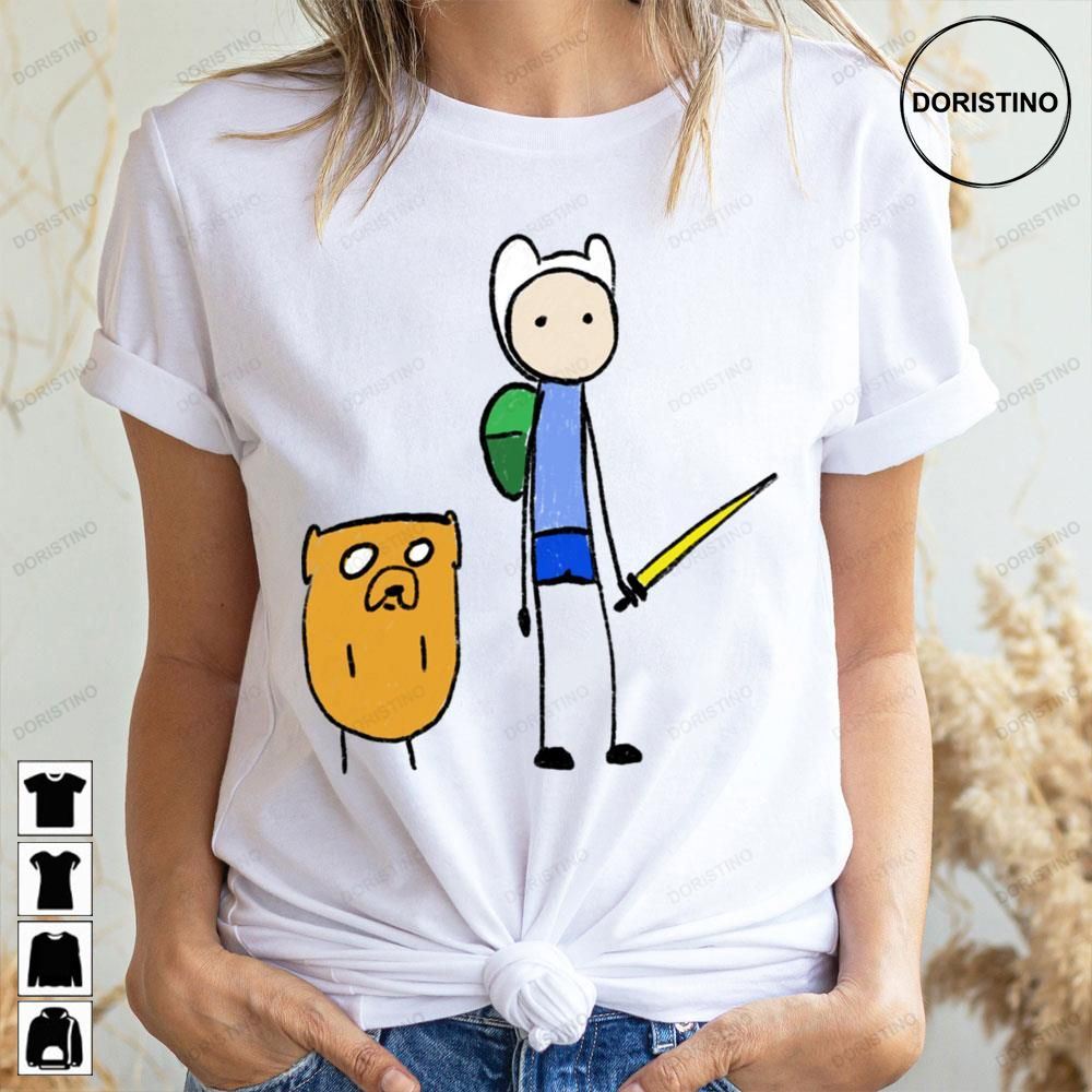 Funny Boy And Finn Adventure Time Doristino Limited Edition T-shirts