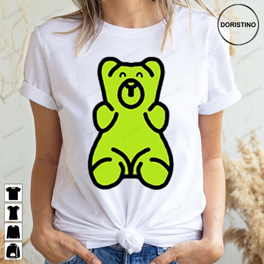 Funny Green Gummy Bears Design Cute Gummy Bears Pattern Doristino Trending Style