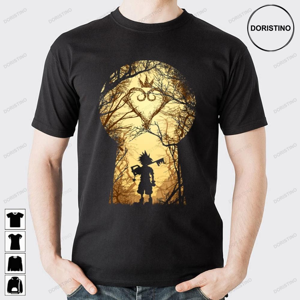 Gold Art King Boy Kingdom Hearts Doristino Limited Edition T-shirts