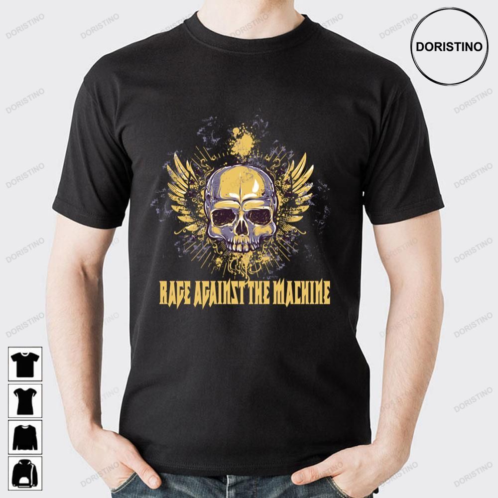 Gold Art Skull Race Against The Machine Doristino Trending Style
