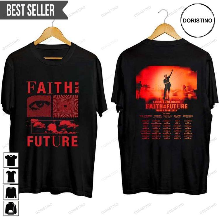 Faith In The Future World Tour 2023 North America Louis Tomlinson Short-sleeve Doristino Tshirt Sweatshirt Hoodie