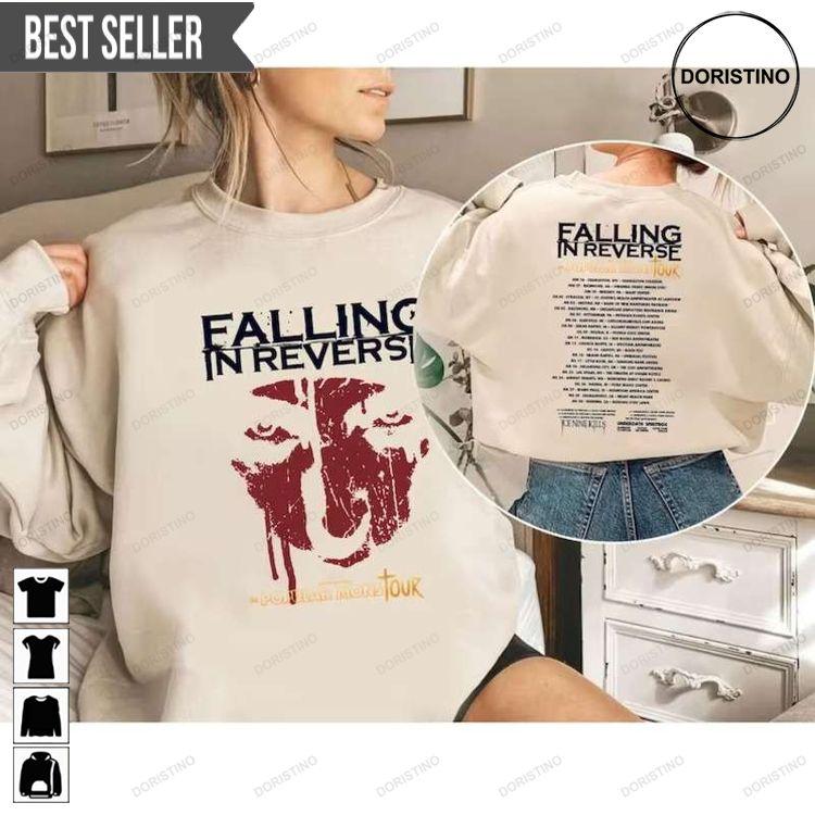 Falling In Reverse The Popular Mons Tour 2023 Adult Short-sleeve Doristino Sweatshirt Long Sleeve Hoodie