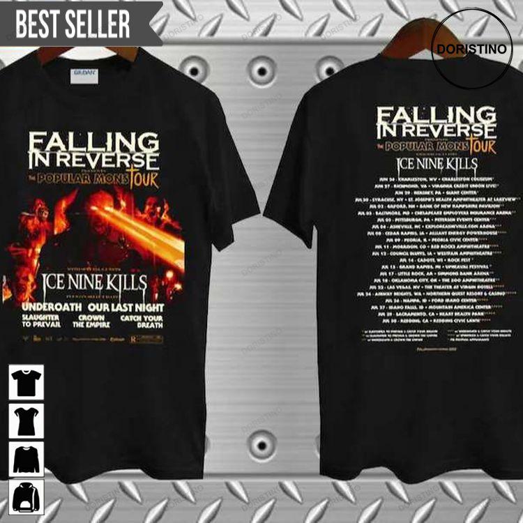 Falling In Reverse The Popular Mons Tour 2023 Short-sleeve B8y6l Doristino Tshirt Sweatshirt Hoodie