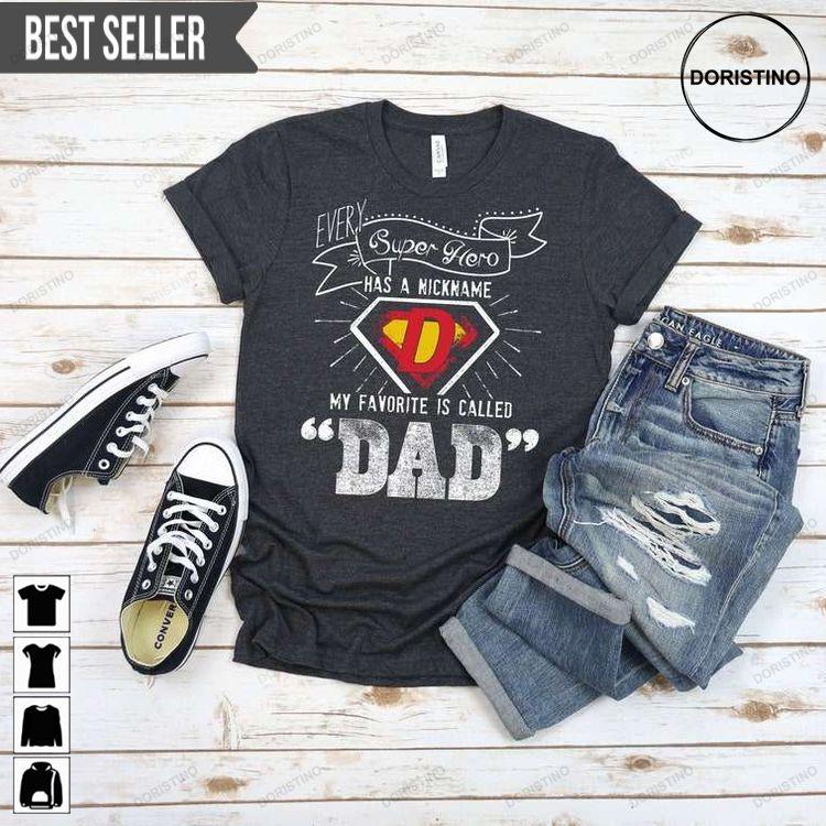 Fathers Day Super Dad Doristino Tshirt Sweatshirt Hoodie
