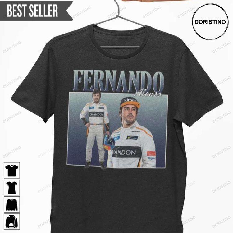 Fernando Alonso F1 Formula Doristino Hoodie Tshirt Sweatshirt