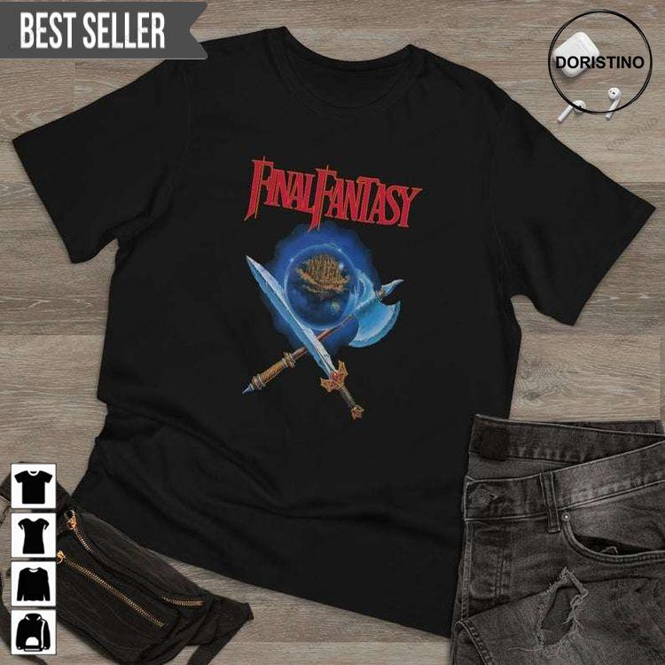 Final Fantasy Nes Box Art Video Game Unisex Doristino Tshirt Sweatshirt Hoodie