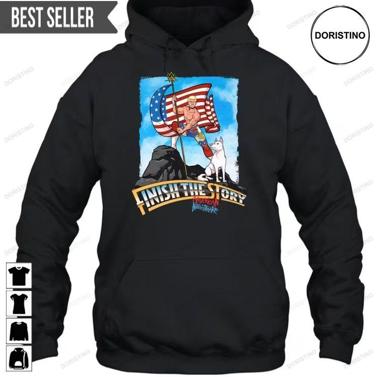 Finish The Story American Nightmare Ring Gear Cody Rhodes Royal Rumble Doristino Sweatshirt Long Sleeve Hoodie