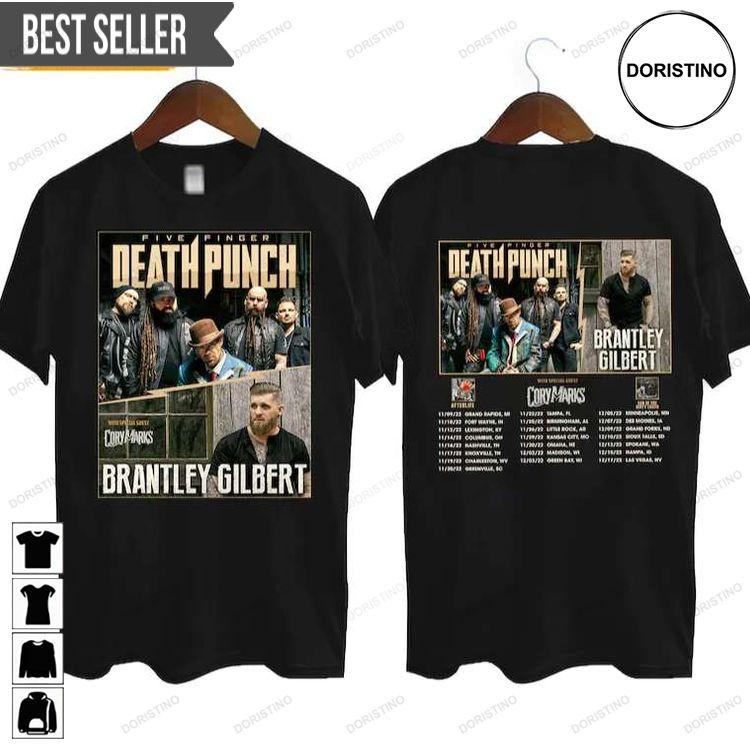 Five Finger Death Punch Brantley Gilbert Tour 2022 Doristino Tshirt Sweatshirt Hoodie