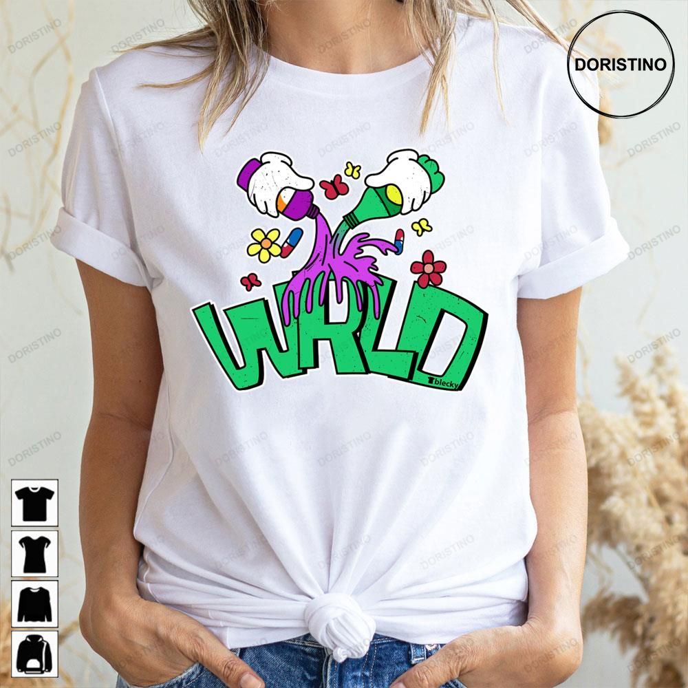 Green Art Juice Wrld Doristino Limited Edition T-shirts