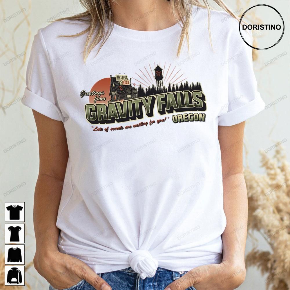 Greetings From Gravity Falls Doristino Awesome Shirts