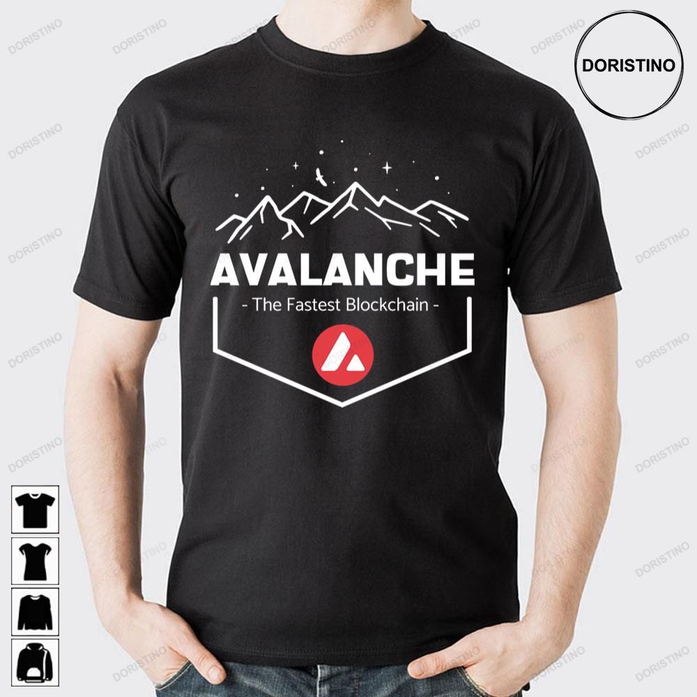 He Fastest Blockchain The Avalanches Doristino Limited Edition T-shirts