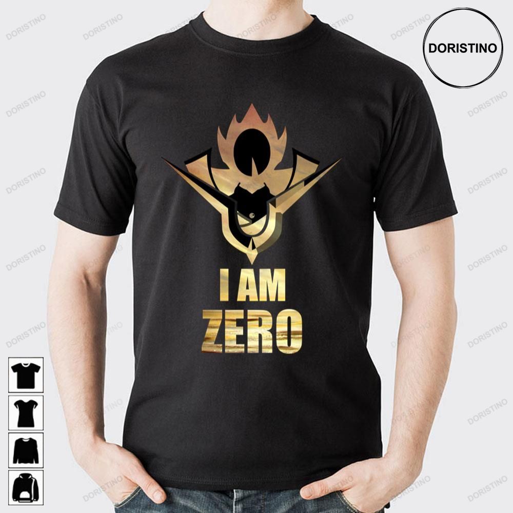 I Am Zero Lelouch Code Geass Doristino Limited Edition T-shirts