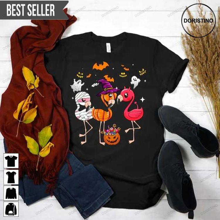 Flamingo Halloween Unisex Doristino Tshirt Sweatshirt Hoodie