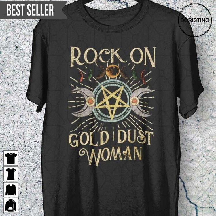 Fleetwood Mac Gold Dust Woman Unisex Doristino Tshirt Sweatshirt Hoodie