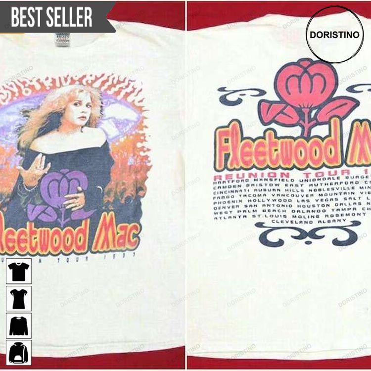 Fleetwood Mac Reunion Tour 1997 Short-sleeve Ifwi6 Doristino Sweatshirt Long Sleeve Hoodie