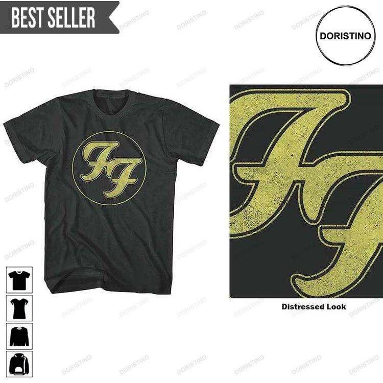 Foo Fighters Rock Band Distressed Ff Logo Unisex Doristino Sweatshirt Long Sleeve Hoodie