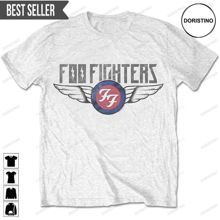 Foo Fighters Rock Band Flash Wings Unisex Doristino Sweatshirt Long Sleeve Hoodie