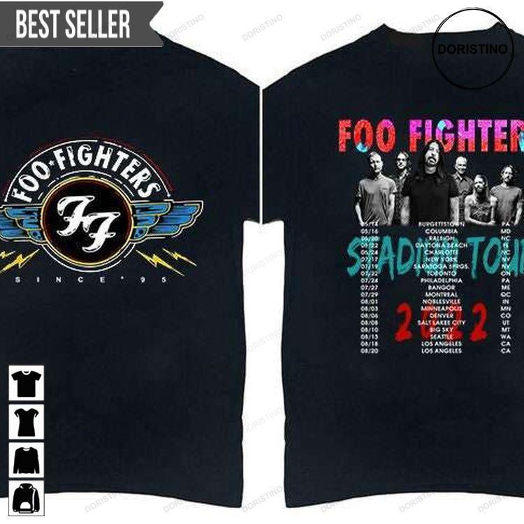 Foo Fighters Us Stadium Tour 2022 Doristino Tshirt Sweatshirt Hoodie