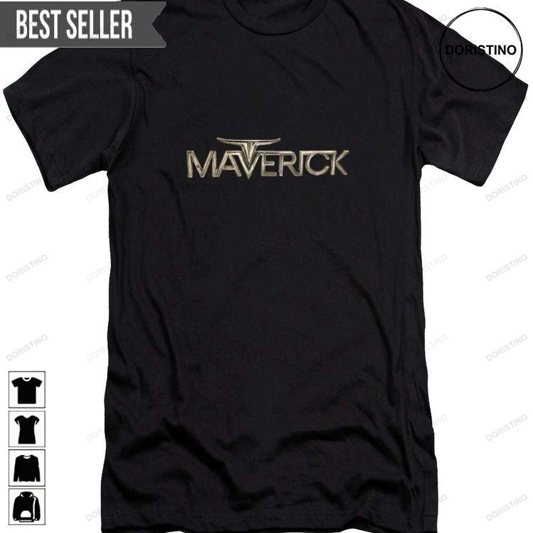 Ford Maverick Badge Unisex Black Doristino Tshirt Sweatshirt Hoodie