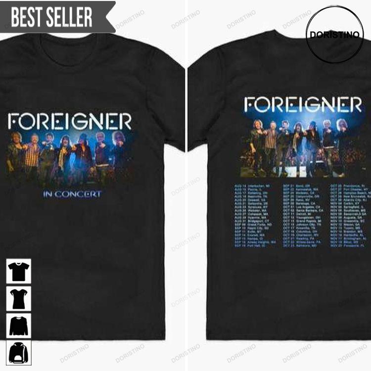 Foreigner Tour 2021 Concert Album Doristino Sweatshirt Long Sleeve Hoodie