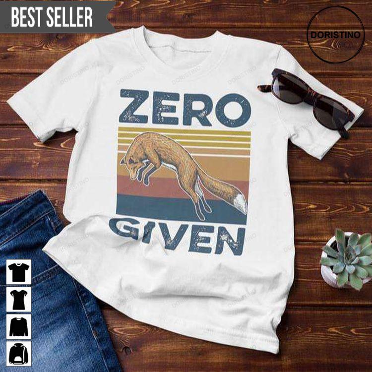 Fox Zero Given Graphic Funny Vintage Unisex Doristino Hoodie Tshirt Sweatshirt