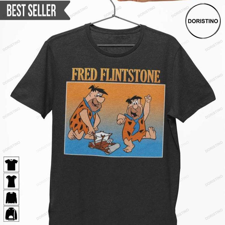 Fred Flintstone The Flintstones Cartoon Doristino Sweatshirt Long Sleeve Hoodie