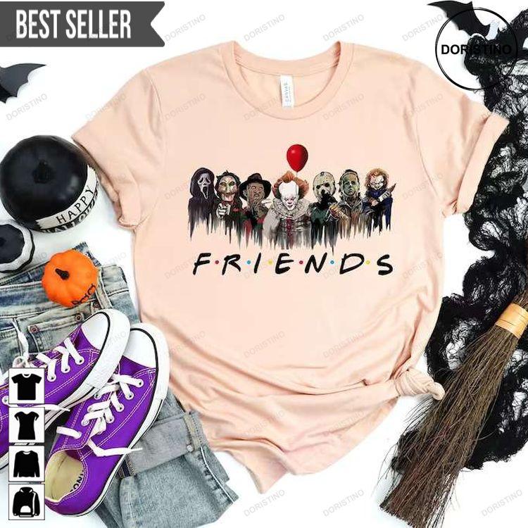 Friends Halloween Horror Movie Killers Special Order Doristino Sweatshirt Long Sleeve Hoodie