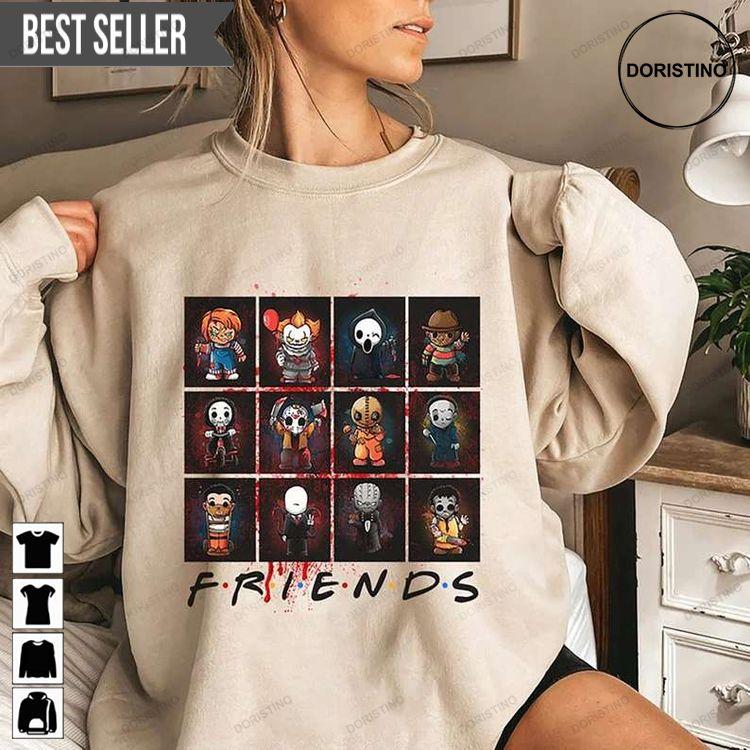 Friends Halloween Horror Movie Killers Doristino Hoodie Tshirt Sweatshirt